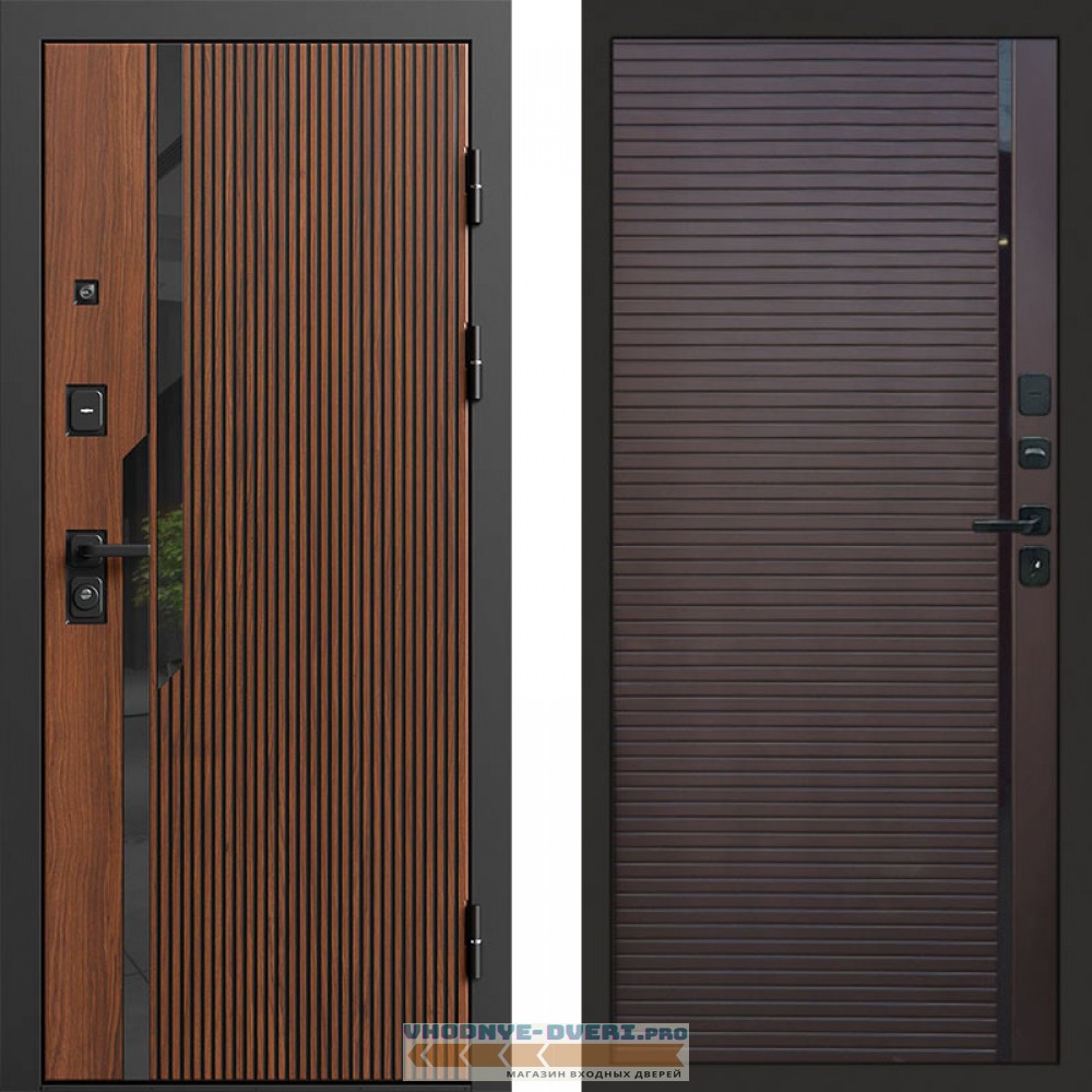 Входная дверь Флекс Бетон Porte Шоколад